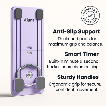 Aligna™ Portable Pilates Workout Board – Compact Reformer for Home Exercise